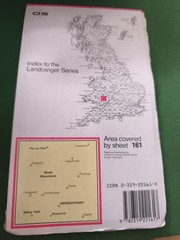 Ordnance Survey Landranger Map 161 Abergavenny & The Black Mountains OS