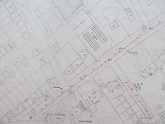 VINTAGE OS LARGE SCALE MAP LONDON WEST HILL AREA 1 : 1,056 1915 Rev 1938