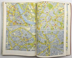 European Road Maps Lavanchy Transports Voyages City Road Atlas Hallwag AG 1982