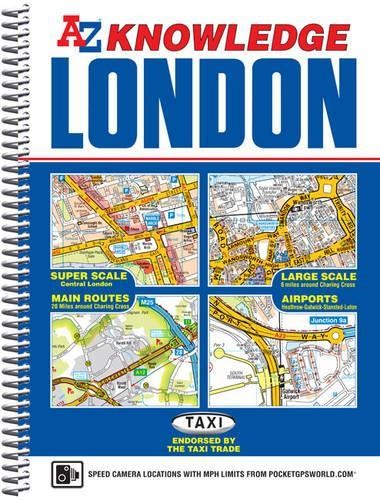 London Knowledge Atlas by Geographers’ A-Z Map Company Spiral bound Book The