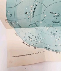 Philips’ Chart of the Stars Map by George Philip & Son 1940, The London Geograph