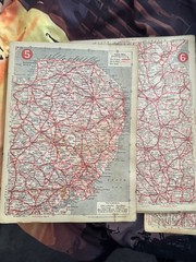 A 1930’s ‘Wonderful Britain’ Complete Map Collection In Original Canvas Case
