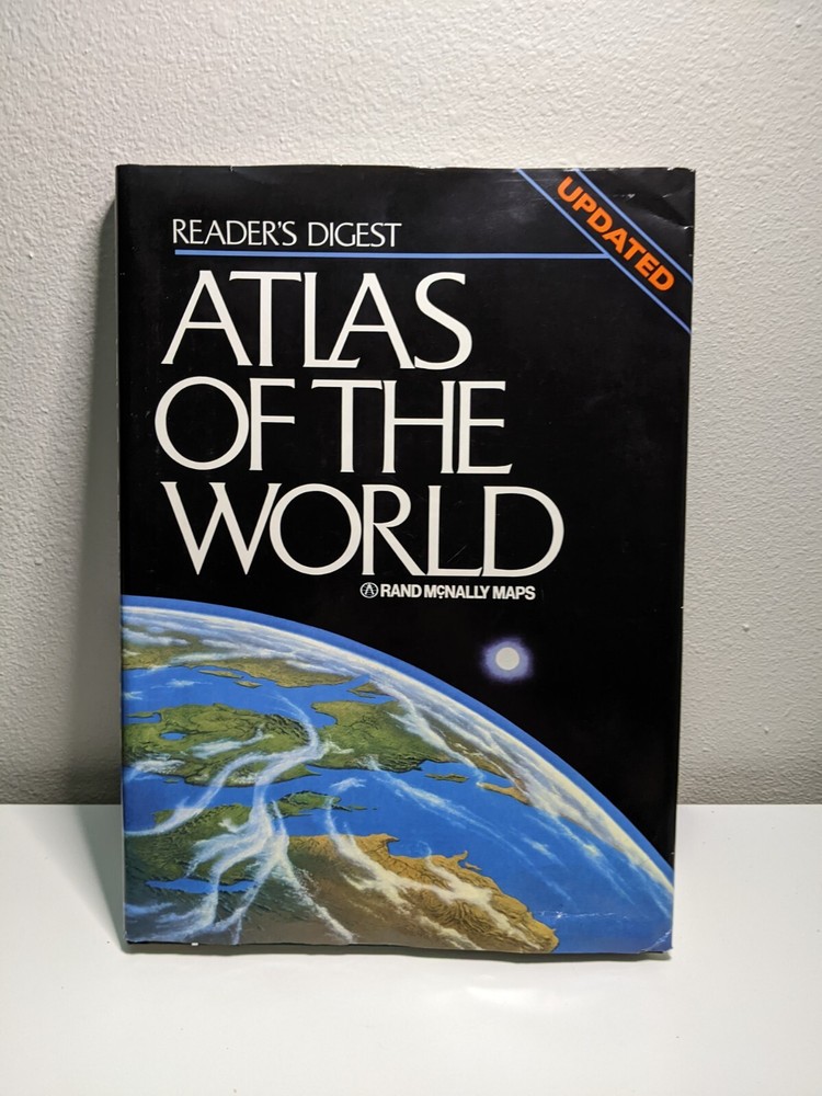 NEW VTG (HC) Reader’s Digest Atlas Of The World Updated 1992 Rand McNally Maps