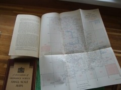 *2 x Ordinance Survey A Description of Scale Maps 1947,small and medium scale