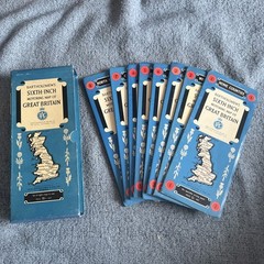 Boxed Vintage RAC Bartholomews Road Maps Or Great Britain Vgc