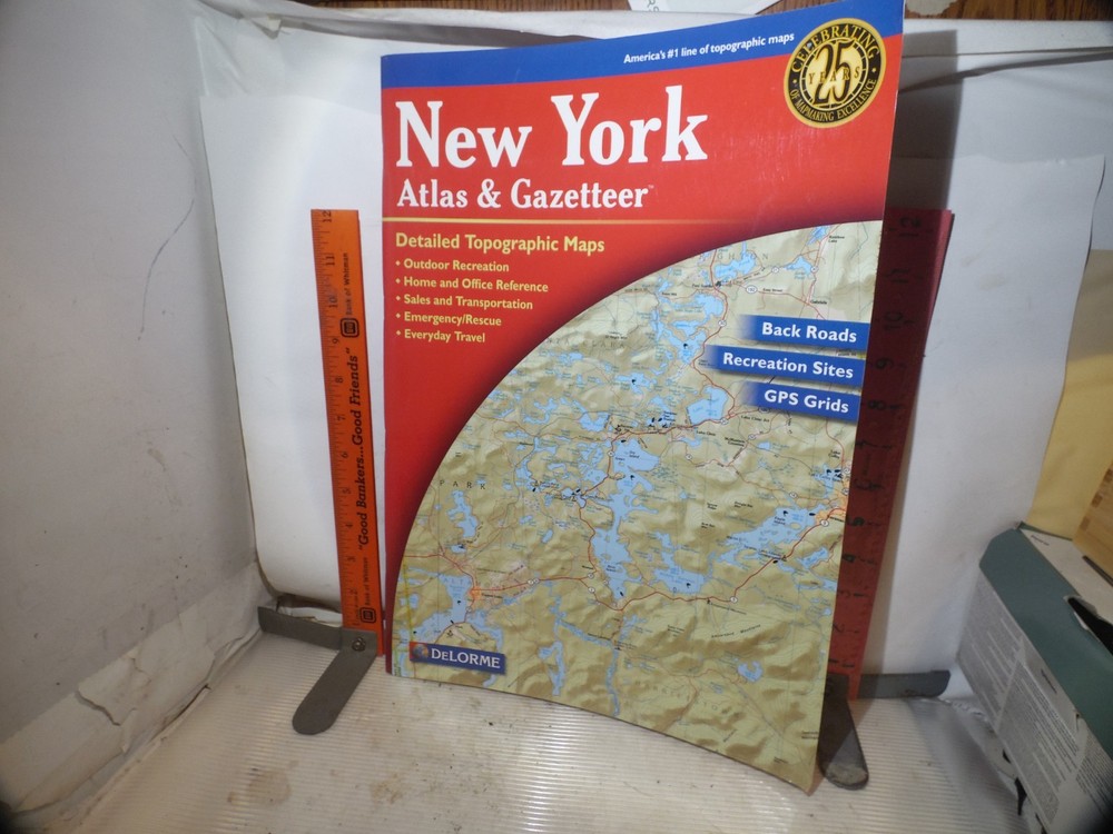 DeLorme New York Atlas & Gazetteer- Copyright 2001