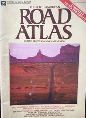 The North American ROAD ATLAS United States,Canada, Mexico By Gousha Check Chart