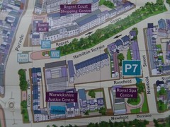 ROYAL LEAMINGTON SPA (Warwickshire) Pocket Tourist 2D Map & Guide 2014. Shopping