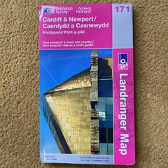 Cardiff and Newport, Pontypool by Ordnance Survey (Sheet map, 2009)