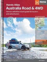 Australia Road & 4WD handy atlas B5 spir. by Hema Maps [Spiral Bound]