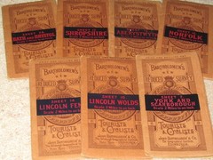 Bartholomews Antique New Reduced Survey Half-inch maps; 1904-1918 – good cond