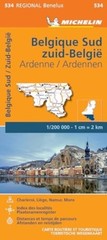 Belgium South Ardennes (Sheet map, folded)