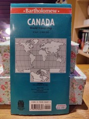 Bartholomew CANADA World Travel Map Folding Large Fold Out