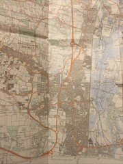1982 Ordnance Survey Pathfinder Map TL 20/30 Hatfield & Cheshunt (incl Hoddesdon