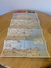 Vintage – Shell Touring Map No 2 – South and East England – c1966