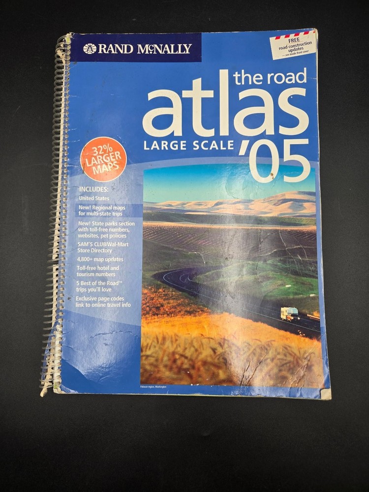 Rand McNally The Road Atlas ’05 United States Large Scale Spiral-Bound Maps