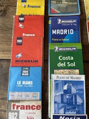 Job Lot Vintage road maps France Spain Australia Overseas x 31 Michelin