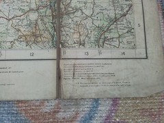 Ordnance Survey. The Peak District. Tourist Map. 1925
