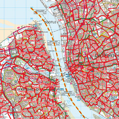(G26) Map of Chester CH Postcode Sectors, Poster of Chester Postcodes