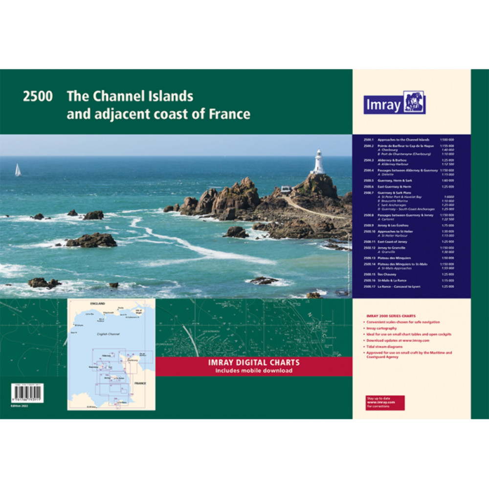 Imray Chart Pack 2500: The Channel Islands (Spiral Bound)