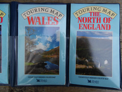 Vintage Readers Digest UK Tourist Maps 5 Miles to 1 inch 5 Maps in Folder