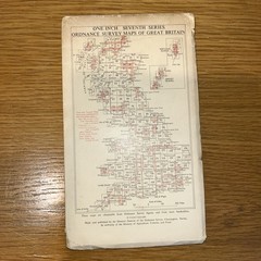 Vintage Ordnance Survey One Inch Teesdale 1964 Map Sheet 84 Cloth
