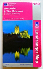 ORDNANCE SURVEY “Worcester and the Malverns, Evesham and Tewkesbury” Sheet 150