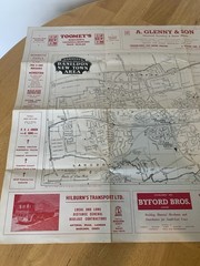 BARNETT Street Plan of Basildon (Pitsea, Laindon, Vange etc) Vintage Map