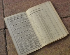 Antique Vintage German tourist map Berlin Silva
