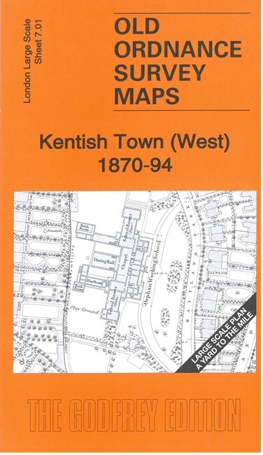 Kentish Town (West) 1870-94 London Large Scale Sheet 7.01 by Pamela Taylor