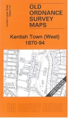 Kentish Town (West) 1870-94 London Large Scale Sheet 7.01 by Pamela Taylor