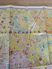 Map of Brussels and Sightseeing (R De Rouck, 1st edition) Pre-1944