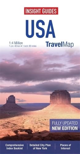 Insight Travel Map: USA & Canada South (Insight … by Guides, Insight Sheet map