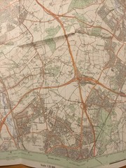 1989 Ordnance Survey Pathfinder Map 1119 TL 00/10 St Albans And Hemel Hempstead