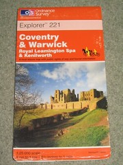 Ordnance Survey Explorer 1:25,000: Sheet 221 Coventry & Warwick – 2004