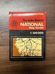 The LAKE DISTRICT – Bartholomew National Map Series No 34 – 1976 Ulverstone