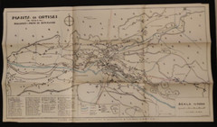 MAPPA CARTA PIANTA DI ORTISEI DOLOMITI PROVINCIA DI BOLZANO TURISMO
