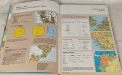 Vintage 1985 Ladybird World Atlas Illustrated Geography Reference Book Hardback