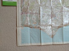 OS Landranger 1:50 000 sheet 197 Chicheter & The Downs hardback Morley Book Co.