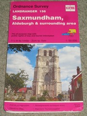 OS Ordnance Survey Landranger Map Sheet 156 Saxmundham & Aldeburgh area – 1994