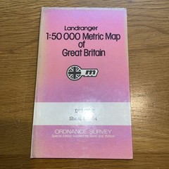 Vintage Ordnance Survey Landranger Dundee 1976 Map 54