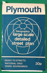 Geographia Large Scale Detailed Street Plan with Index – Plymouth