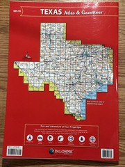 DeLorme Texas Atlas & Gazetteer Topographic Maps Back Roads 2021 9th Edition
