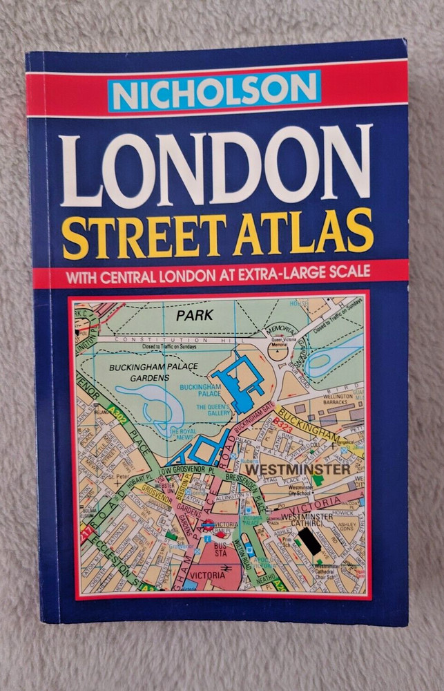 Nicholson London Street Atlas & Index 1994, Paperback