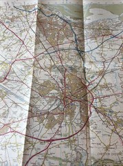 1990 Ordnance Survey Landranger Map 117 Chester And Wrexham (incl Connah’s Quay