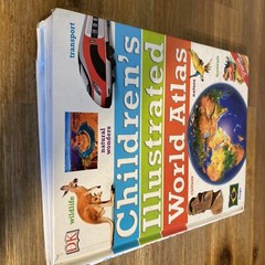 Children’s Illustrated World Atlas, DK Ex-Library Books