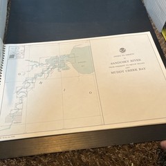 NOAA Recreational Chart 14842 South Shore Of Lake Erie Boating Maps charts 1st e