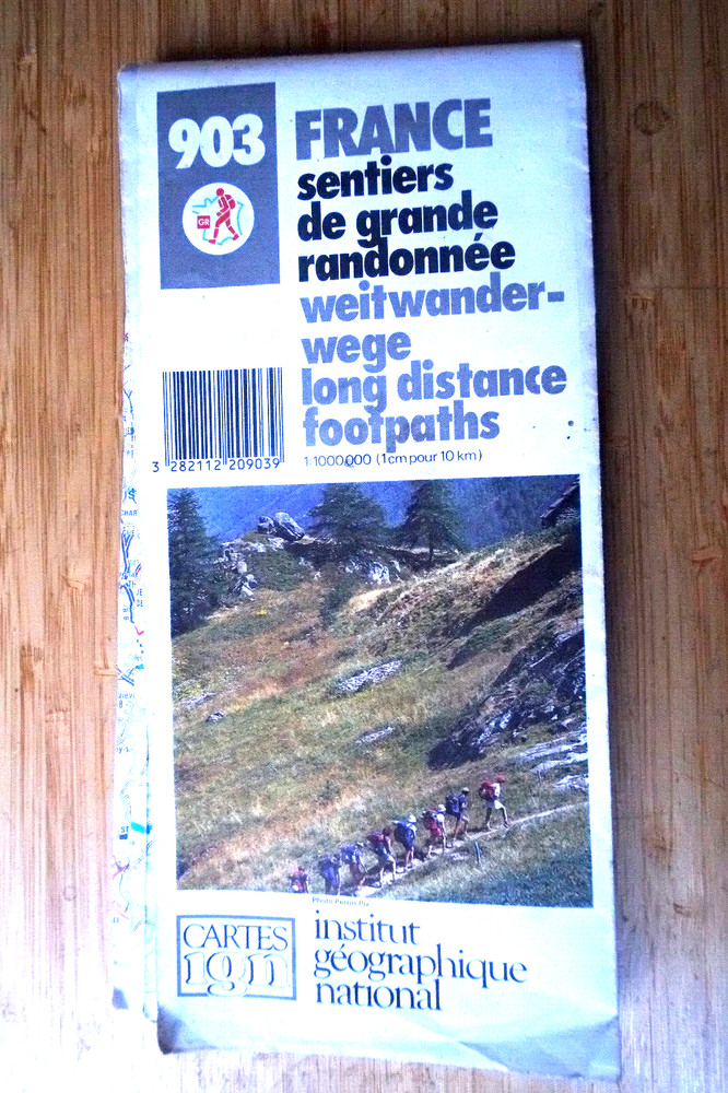 FRANCE 903 LONG DISTANCE FOOTPATHS MAP Institut Geographique National cartes ign