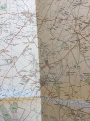1986 Ordnance Survey Pathfinder Map 1040 SO 43/53 Hereford South – Kingstone