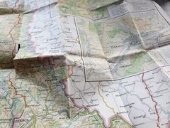 Map of Grand Duche De Luxembourg & Sight Seeing Guide 64 De Rouck